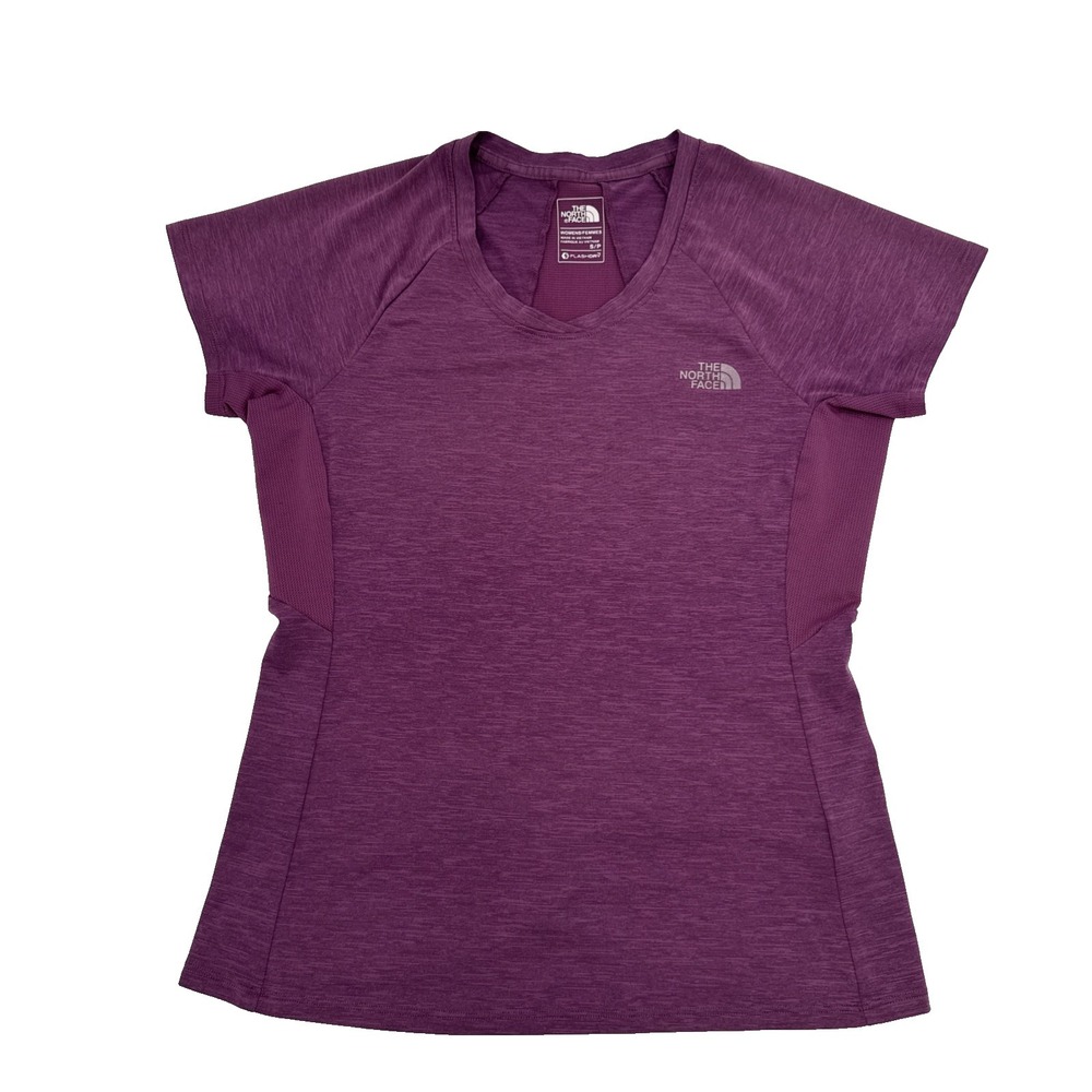 The North Face T Shirt Womens Purple Flashdry Gorpcore Hiking Outdoors Small